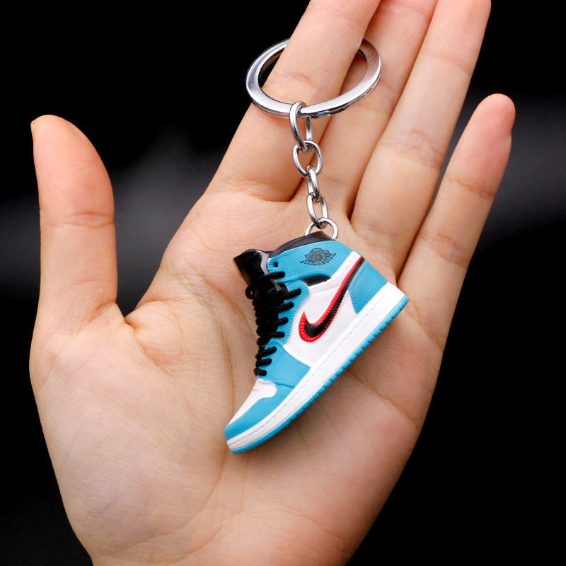 model basketball PVC shoes keychains (F) MIC-QLP003