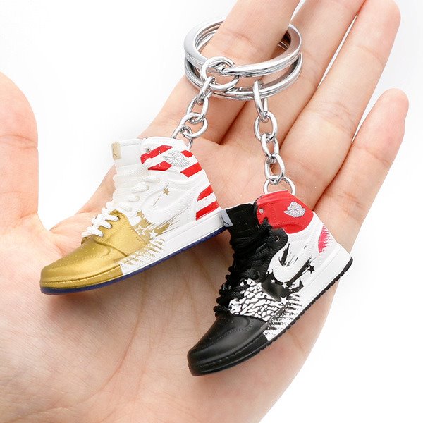 model basketball PVC shoes keychains (F) MIC-QLP003