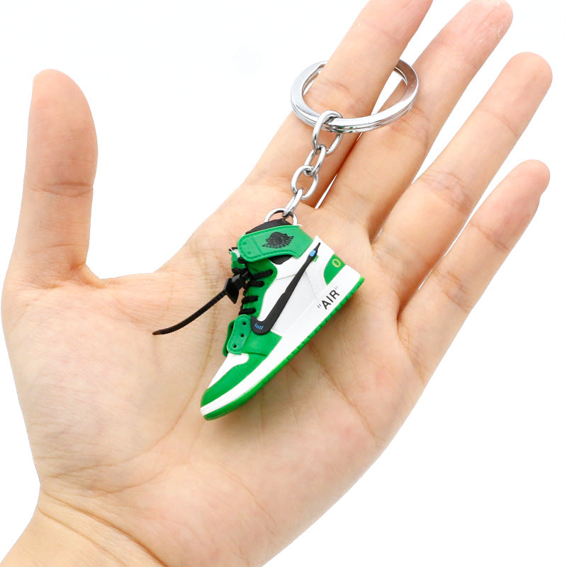 model basketball PVC shoes keychains (F) MIC-QLP003