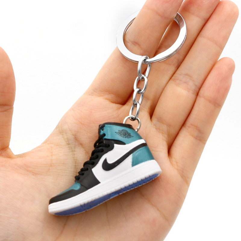 model PVC basketball shoes keychains MIC-QLP002