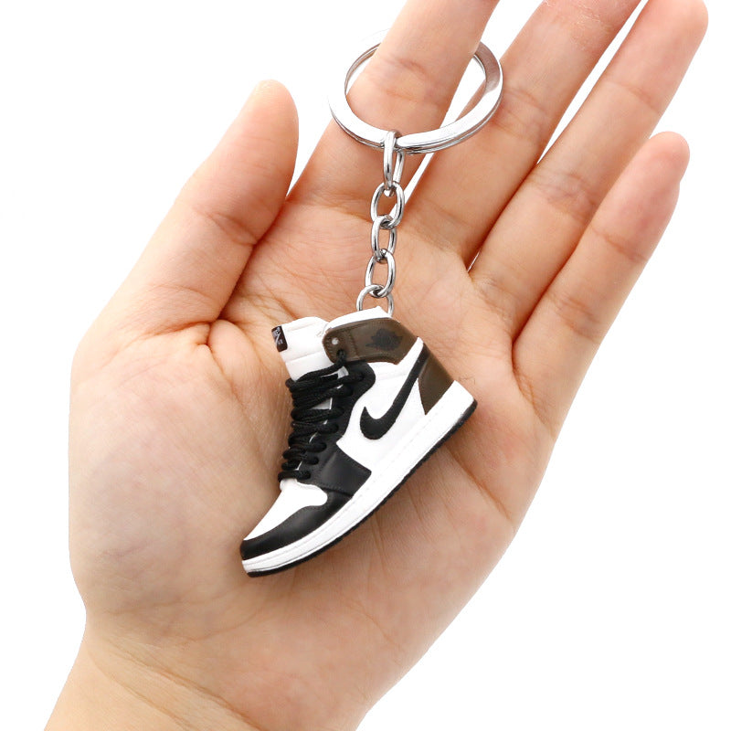 model PVC basketball shoes keychains MIC-QLP002