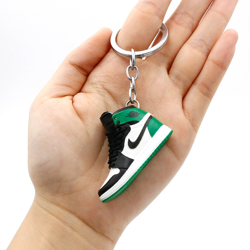 model PVC basketball shoes keychains MIC-QLP002