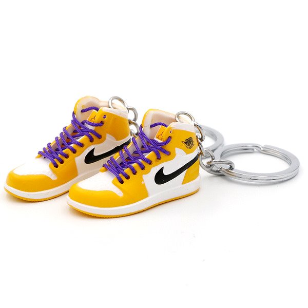 model PVC basketball shoes keychains MIC-QLP002