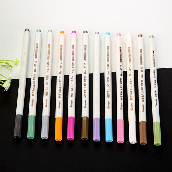 multicolor plastic coloring pen ballpoint pen GSWL002