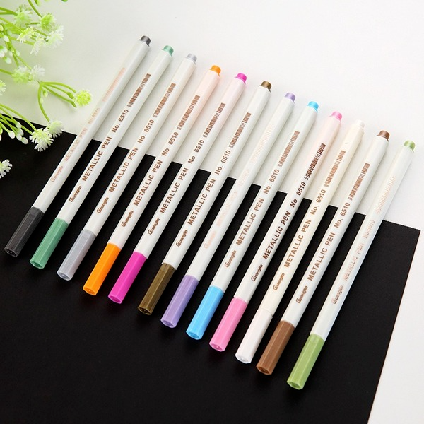 multicolor plastic coloring pen ballpoint pen GSWL002