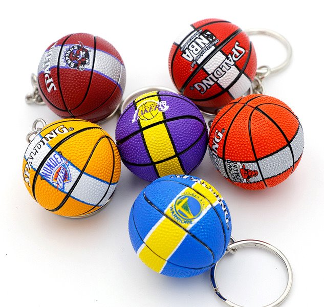 PU basketball keychains MIC-QLP009