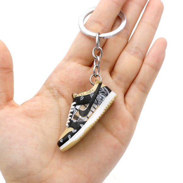 PVC skateboard shoes keychains MIC-QLP017