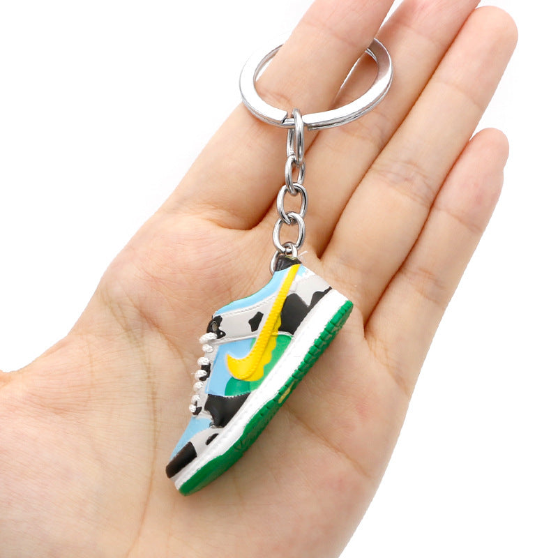 PVC skateboard shoes keychains MIC-QLP017