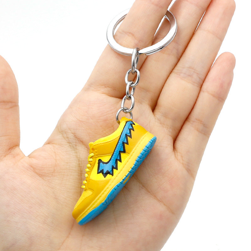 PVC skateboard shoes keychains MIC-QLP017