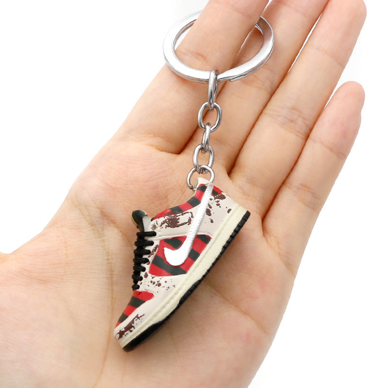 PVC skateboard shoes keychains MIC-QLP017