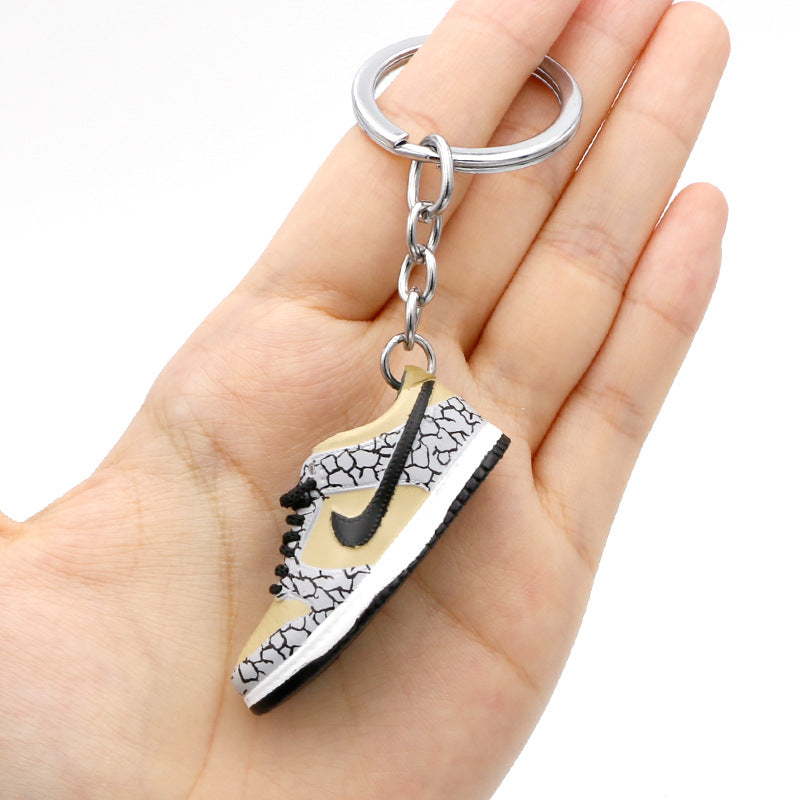 PVC skateboard shoes keychains MIC-QLP017