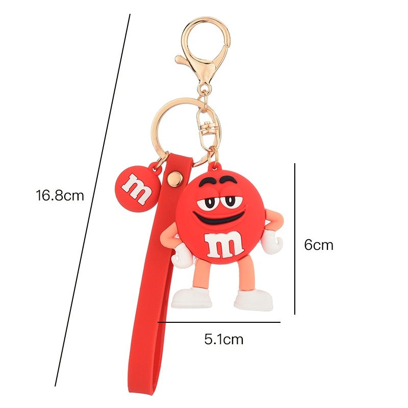 PVC Soft Rubber Metal Keychain (F) WS104