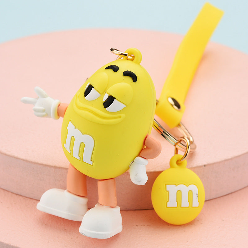 PVC Soft Rubber Metal Keychain (F) WS104