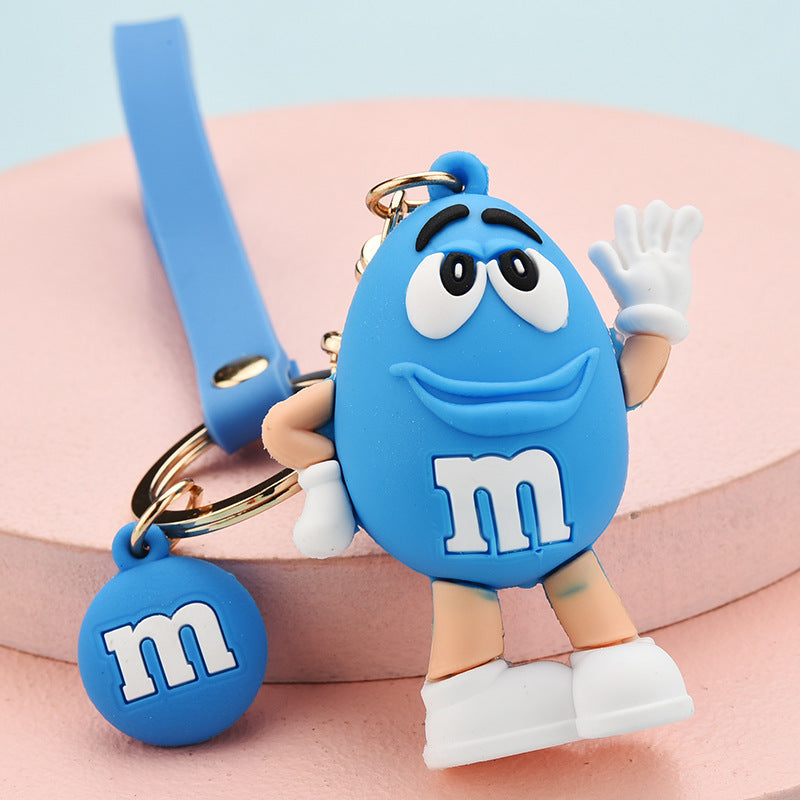 PVC Soft Rubber Metal Keychain (F) WS104