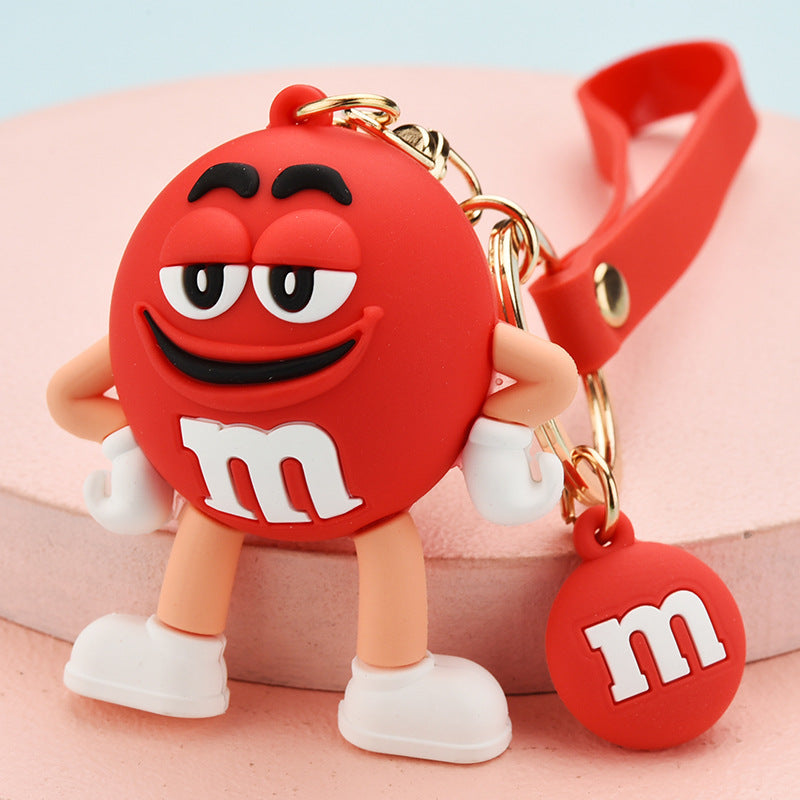 PVC Soft Rubber Metal Keychain (F) WS104