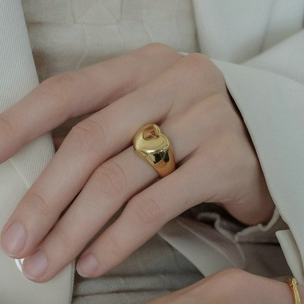 Rings gold Stainless steel Love JD022