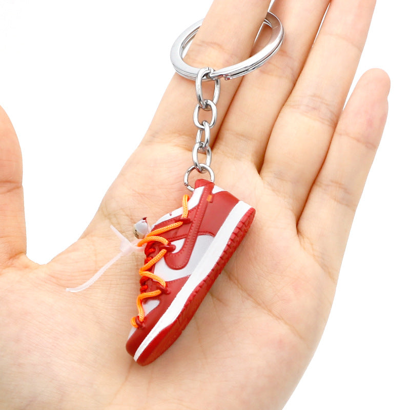 skateboard PVC shoes keychains MIC-QLP018