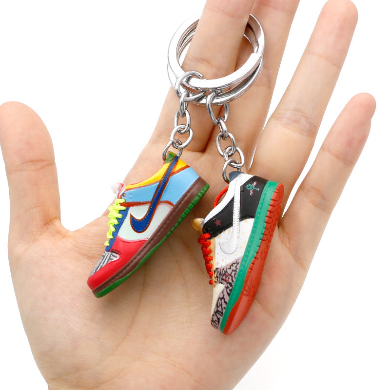 skateboard PVC shoes keychains MIC-QLP018