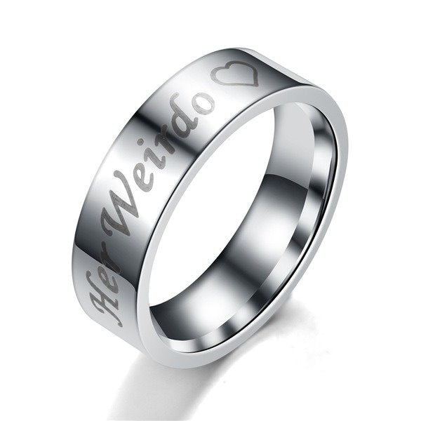 stainless steel queen ring TS072