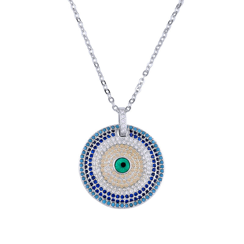 Metal Demon Eye Necklace MYA002NE009