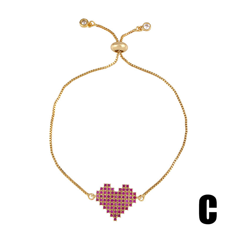 Alloy Love Cherry Bracelet MYA002BT033