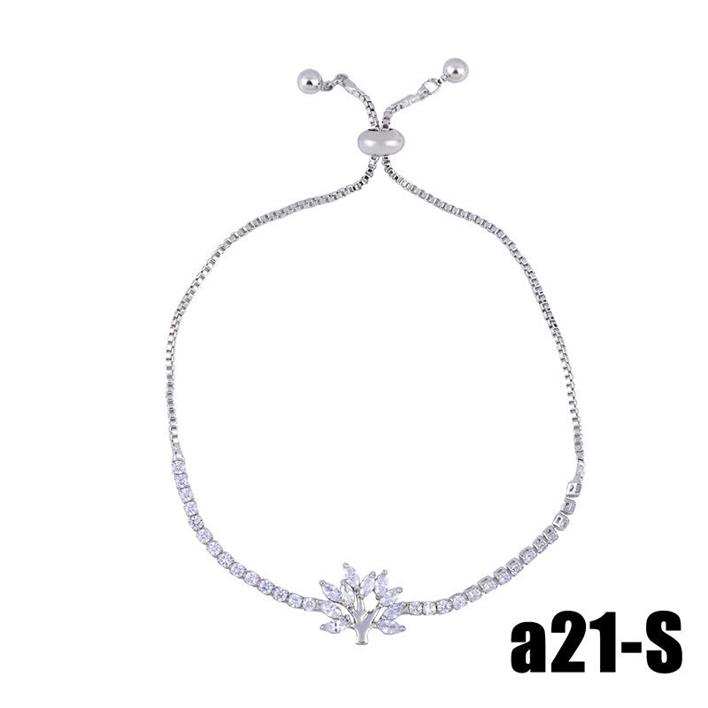 Alloy Eye Life Tree Bracelet MYA002BT048