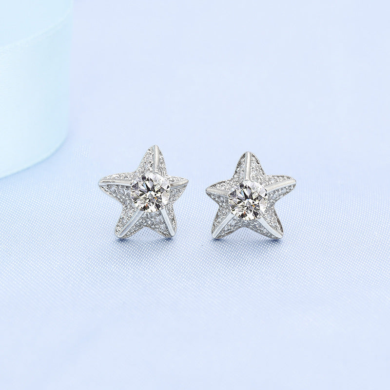 Copper Ocean Starfish Earrings MYA001ES089