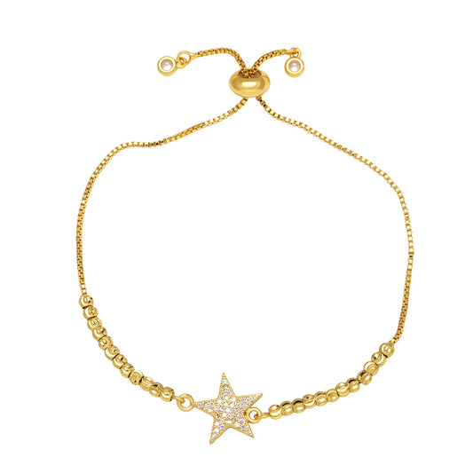 Alloy Star Five Point Star Bracelet MYA002BT003