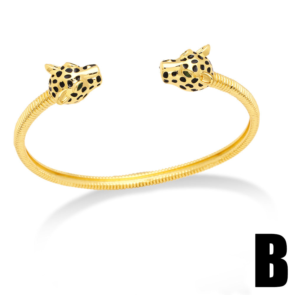 Alloy New Leopard Bracelet MYA002BT031