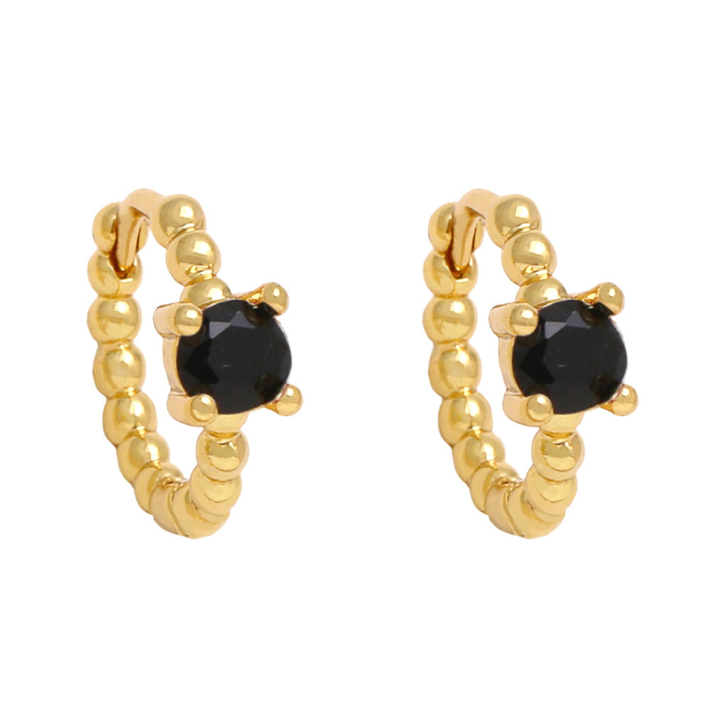 Alloy Small Diamond Ring Earrings MYA002ES018