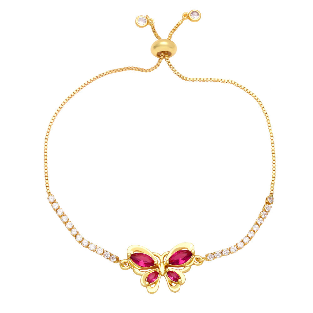 Alloy design butterfly bracelet MYA002BT051