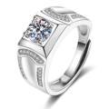 Copper Fashion Mosang Stone Diamond Ring MYA001RS037