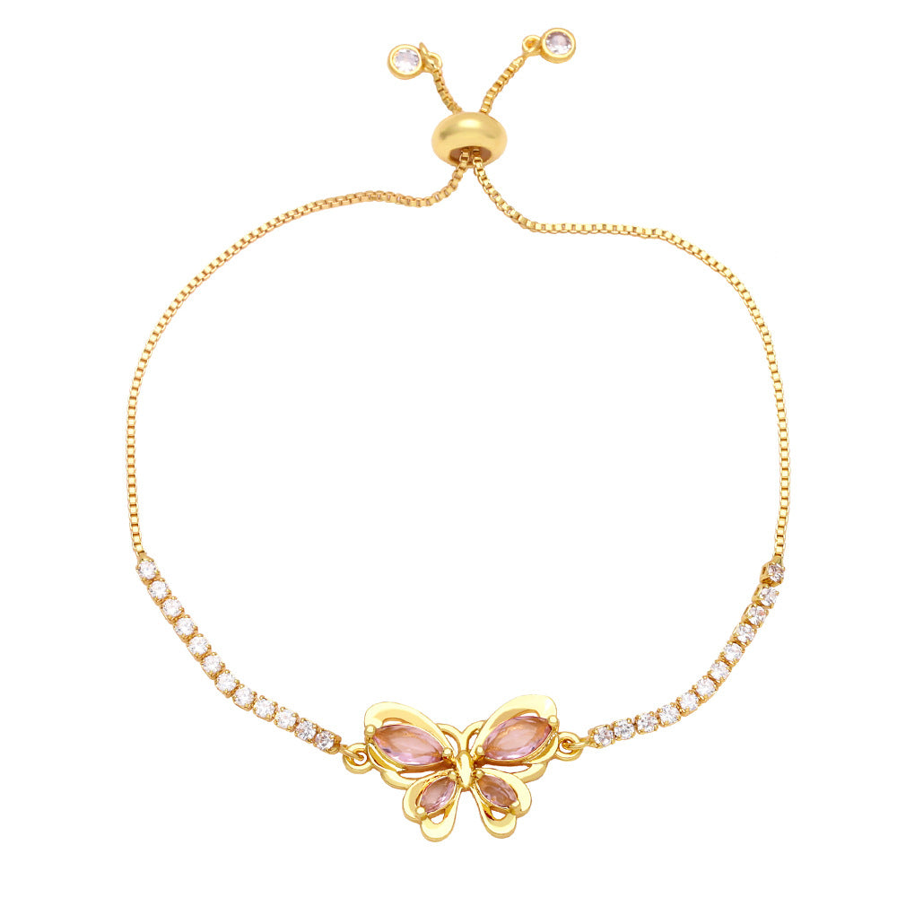 Alloy design butterfly bracelet MYA002BT051