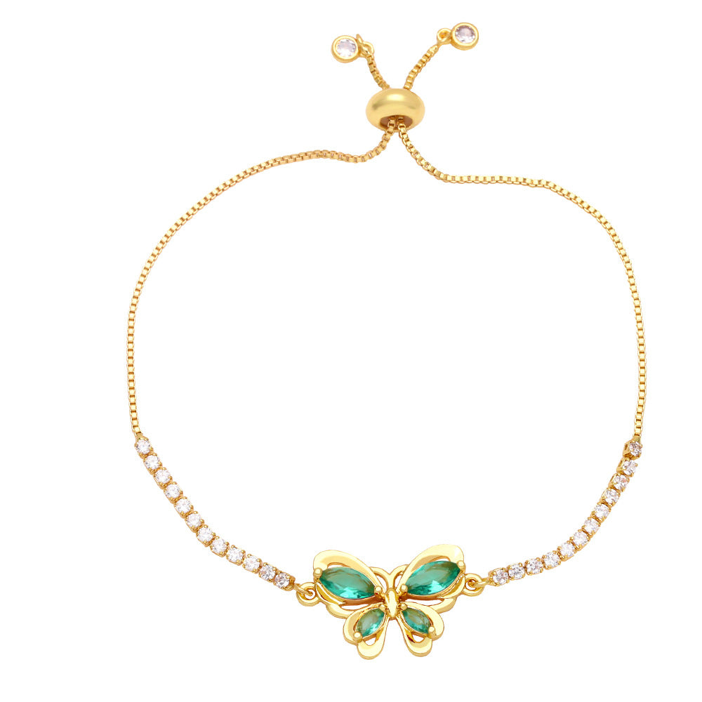 Alloy design butterfly bracelet MYA002BT051