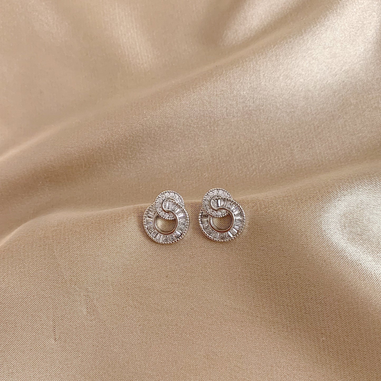 Copper New Luxury Full Diamond Earrings MYA001ES022