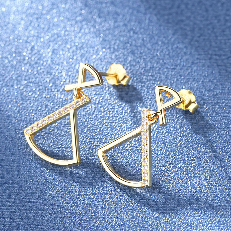 Copper temperament Korean version earrings MYA001ES099