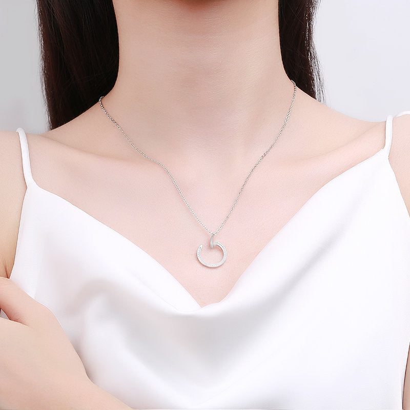 Copper minimalist temperament necklace MYA001NE074