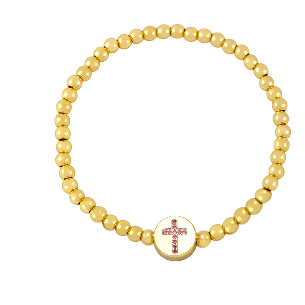 Alloy Cross Bracelet MYA002BT017