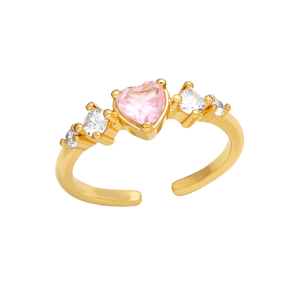 Alloy Temperament Heart Ring MYA002RS032