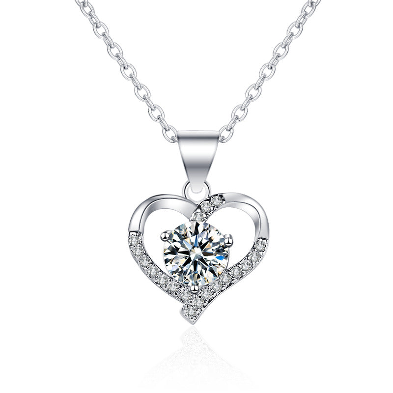 Copper moissanite Love Necklace MYA001NE063