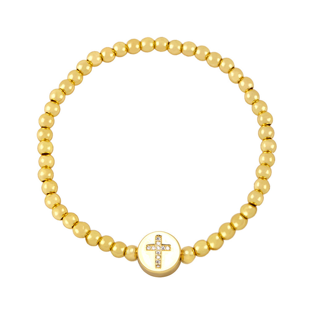 Alloy Cross Bracelet MYA002BT017