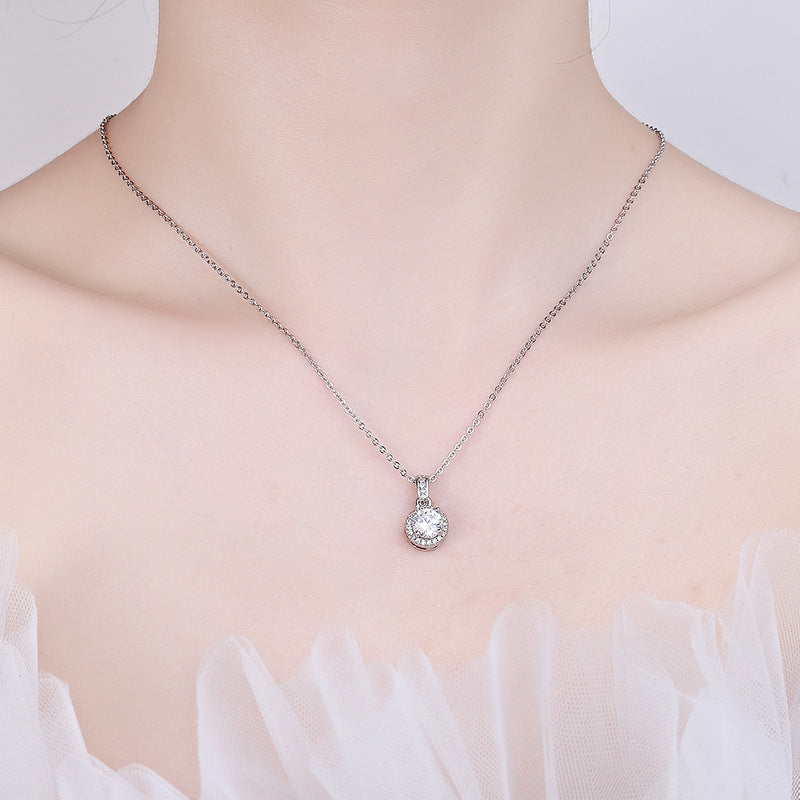 Collar Cobre Diamante Mosonite MIA001NE006