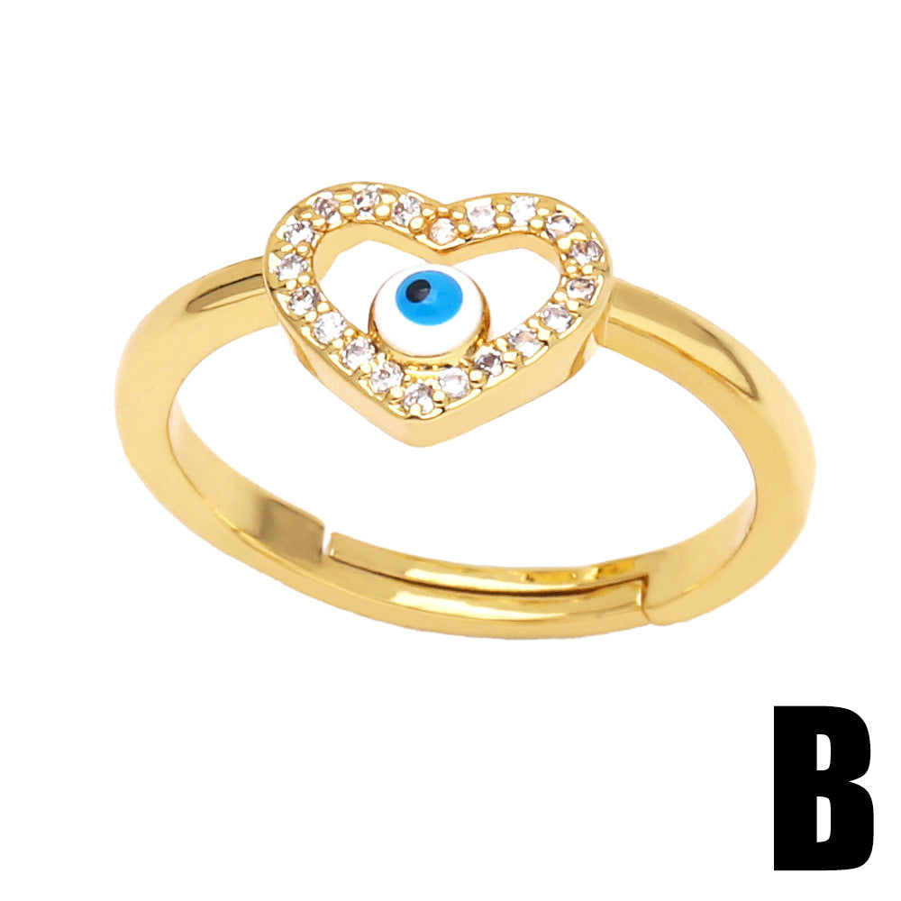 Metal Demon Eye Ring MYA002RS043